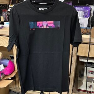 Puma squid game, Collab Black Graphic Short Sleeve Tee